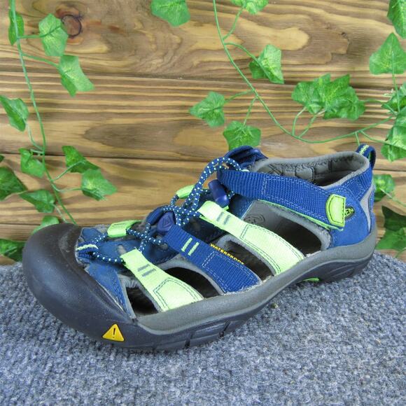 KEEN Fisherman‎ Newport Boys Y 5 Medium Sandal Multicolor Synthetic Drawstring - Picture 1 of 7
